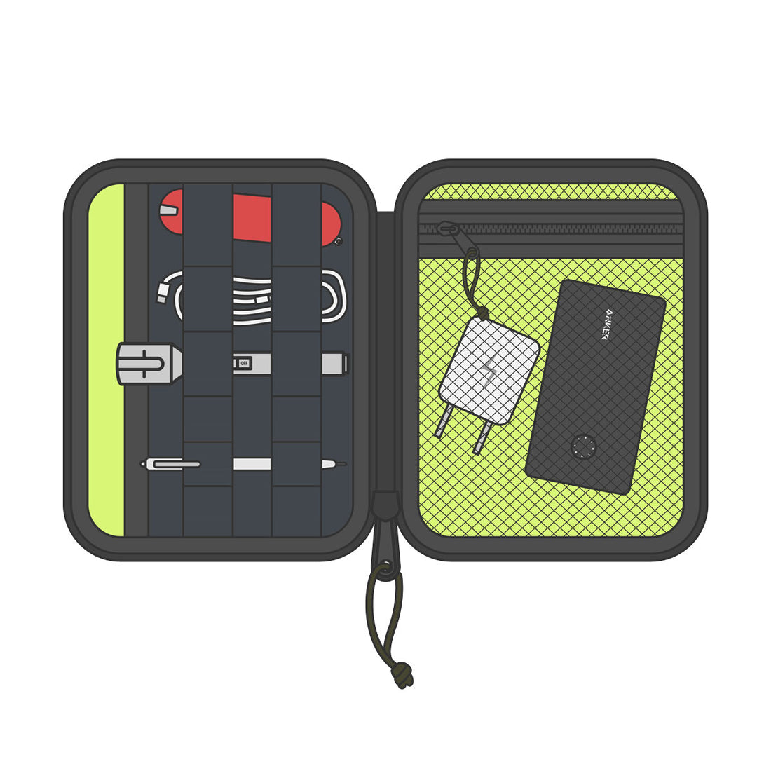 Tech Organizer Pouch - Garage Built Gear