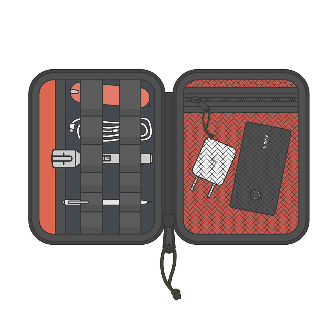 Tech Organizer Pouch - Garage Built Gear